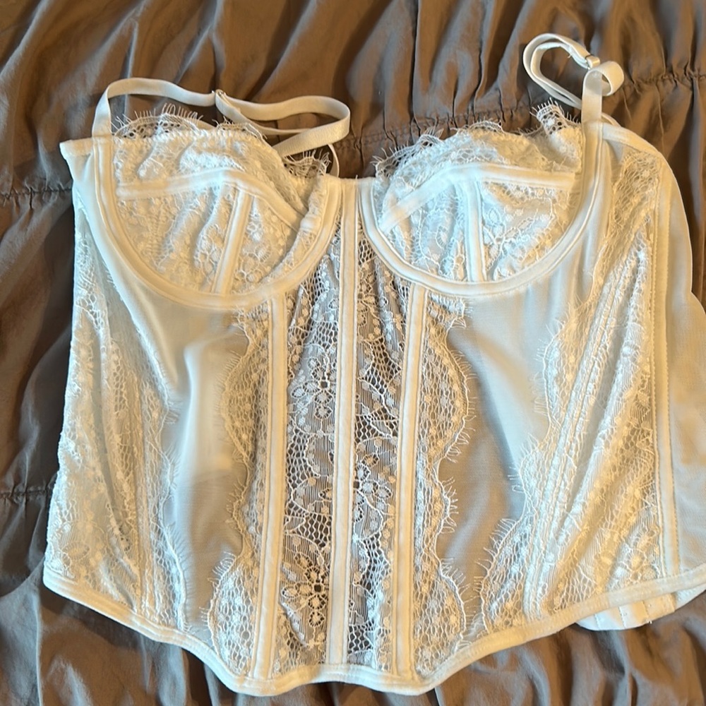 White Corset Top
